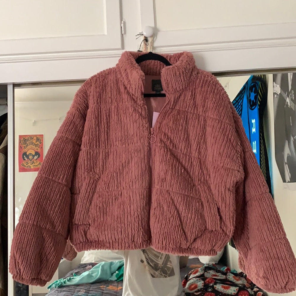 Blush Pink Wild Fable Large Zip Up Jacket.